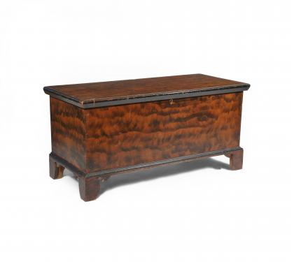 Pine Painted Blanket Chest