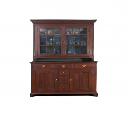Impressive Walnut Chippendale Dutch Cupboard