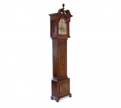 Very Rare Walnut Chippendale Tall Case Clock (SOLD)