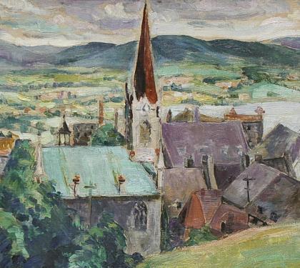 "Chalmers Church, Sainte-Ursule, Quebec” by Susette Schultz Keast