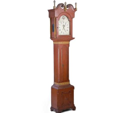 Impressive Painted Tall-case Clock