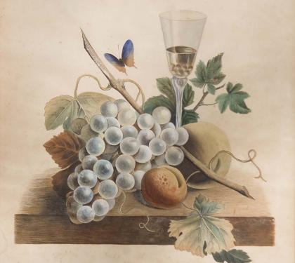 Charming Still Life on Paper