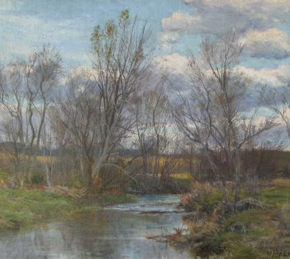 Landscape by Hugh Bolton Jones