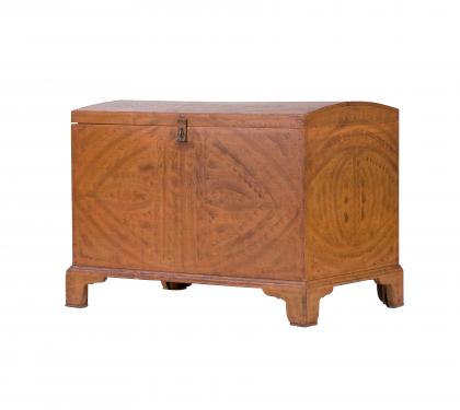 Small Tulip Poplar Sheraton Blanket Chest