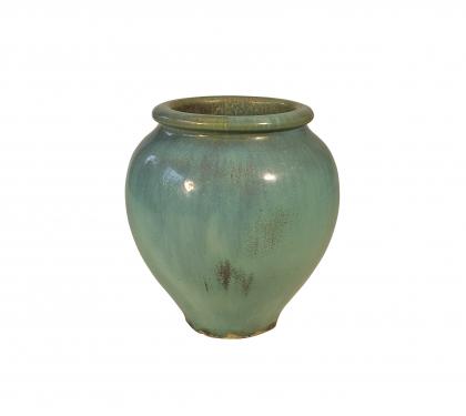 Blue-Green Glazed Urn by Galloway Terracotta Company (SOLD)