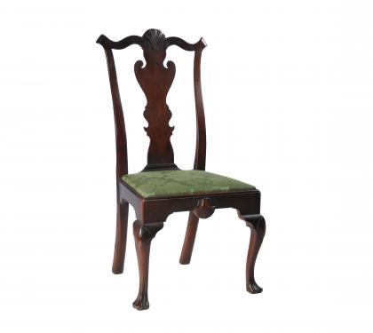 Walnut Queen Anne Side Chair