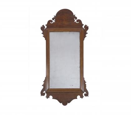 Walnut Chippendale Mirror