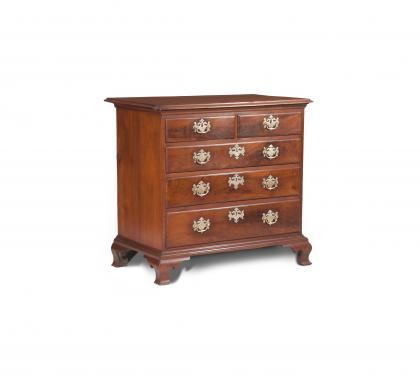 Walnut Chippendale Chest of Drawers (SOLD)
