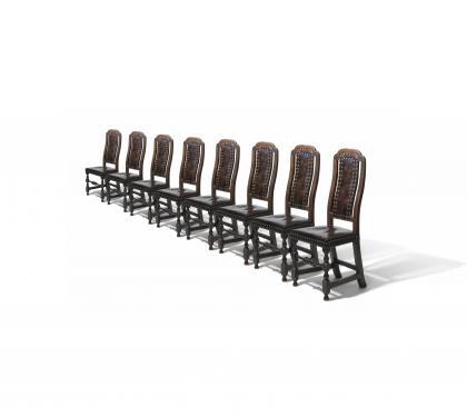 Set of 8 Maple "North Shore" Sidechairs