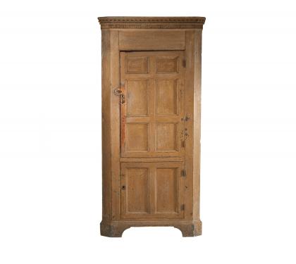 An Exceptional Pine Painted Corner Cupboard