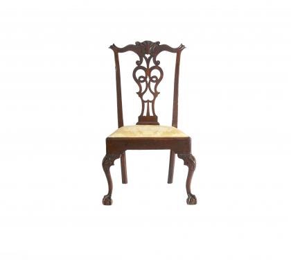 Walnut Chippendale Side Chair (SOLD)