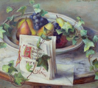Oil on Canvas of Still Life by Grace Gemberling Keast