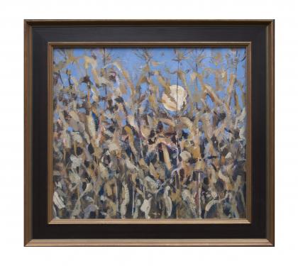 Acyrlic on Panel Entitled&quot; October Corn&quot; by John Suplee