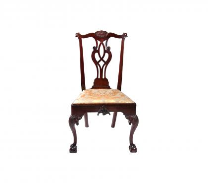 Walnut Chippendale Side Chair (SOLD)