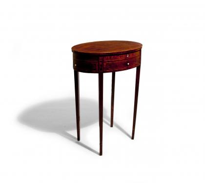 Rare Mahogany Hepplewhite Sewing Stand (Sold)