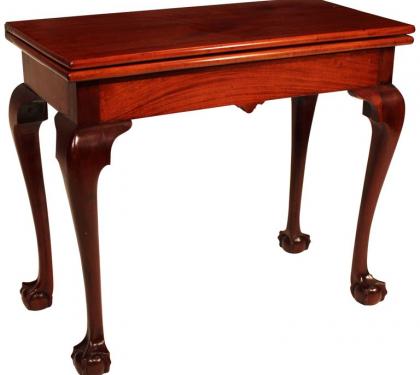 Philadelphia Chippendale Diminutive Card Table