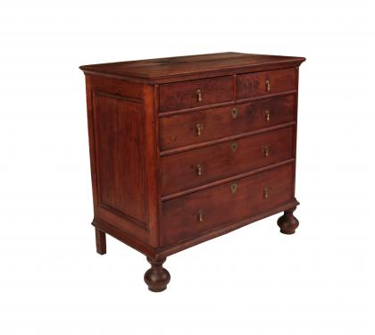 Walnut William and Mary Chest of Drawers