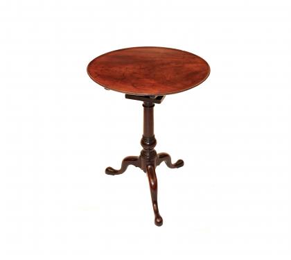 Mahogany Queen Anne Candlestand