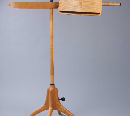 Sam Maloof Tiger Maple Music Stand