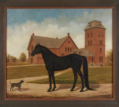 Henry Cross Painting of Stallion (SOLD)
