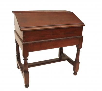 Pine William and Mary Desk on Frame