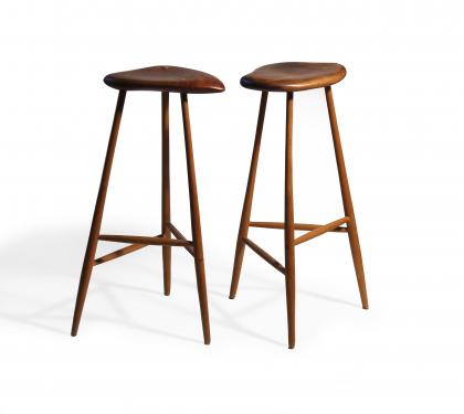 Hand Carved Stools after Wharton Esherick (SOLD)