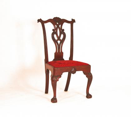 Mahogany Chippendale Carved Side Chair