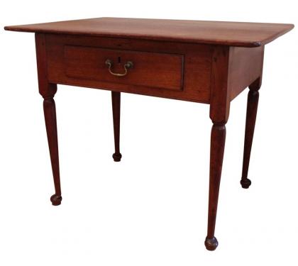 Walnut Queen Anne Style Tavern Table