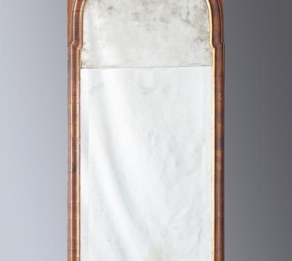 Walnut Queen Anne Mirror