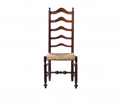 Early Maple Five Slat Ladderback Chair 