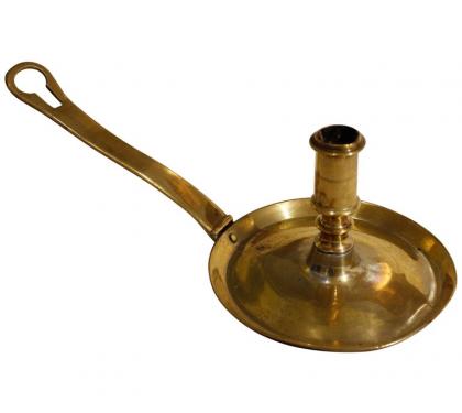 18th Century Brass Spanish Frying Pan Stick
