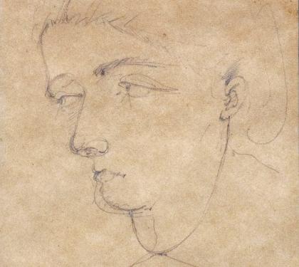 Portrait by Arshile Gorky