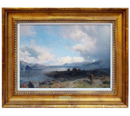 &quot;On The Lapland Coast&quot; by Hermann Ottomar Herzog
