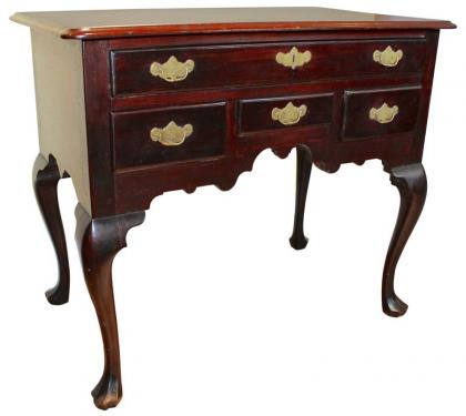 Mahogany Queen Anne Dressing Table