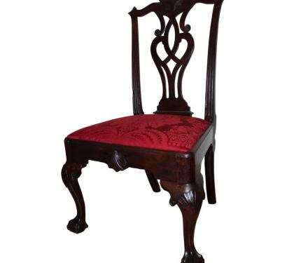 Mahogany Philadelphia Chippendale Side Chair