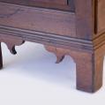 Walnut Chippendale Semi-High Chest of Drawers 