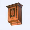 Painted Poplar Hanging Cupboard: Front