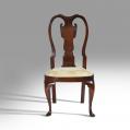 Walnut Queen Anne Balloon Seat Side Chair (SOLD)