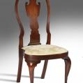 Walnut Queen Anne Balloon Seat Side Chair (SOLD)