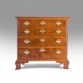 Tiger Maple Chippendale Chest of Drawers (SOLD)