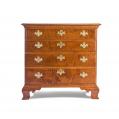 Tiger Maple Chippendale Chest of Drawers (SOLD)
