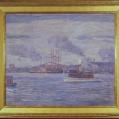 Harbor Scene By Henry McCarter (SOLD)