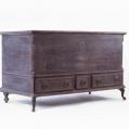 Very Unusual Pine Painted Blanket Chest