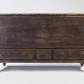 Very Unusual Pine Painted Blanket Chest