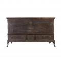 Very Unusual Pine Painted Blanket Chest