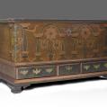 Pine Early Paint Decorated Dower Chest (SOLD)