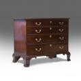 Mahogany Chippendale Bow-Front Chest of Drawers (SOLD)
