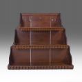 Walnut Grain Painted Set of Shelves Walnut Grain Painted Set of Shelves