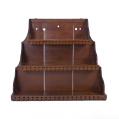 Walnut Grain Painted Set of Shelves Walnut Grain Painted Set of Shelves
