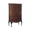 Walnut Chippendale Chest on Frame